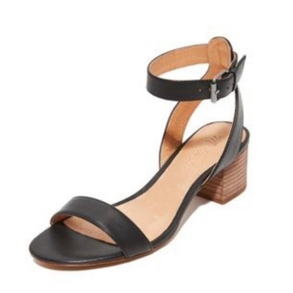 Madewell Shoes - Madewell 7 Alice Black Leather Sandal